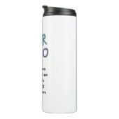 eenvoudige add your logo/design here text pos thermosbeker (Geroteerd rechts)