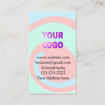 eenvoudige add your logo/design here text pos