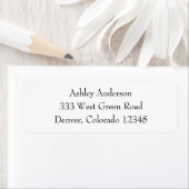 Eenvoudige Adres Etiket (Insitu)