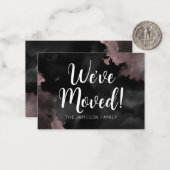 Eenvoudige adreswijziging Aankondiging Kaart (Voorkant / Achterkant in situ)