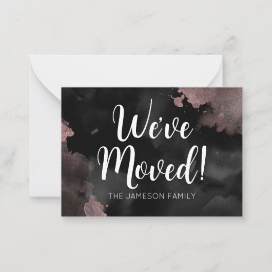 Eenvoudige adreswijziging Aankondiging Kaart (Voorkant)