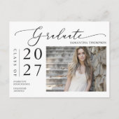 Eenvoudige advertentie van de Manuscript School Af Briefkaart (Voorkant)