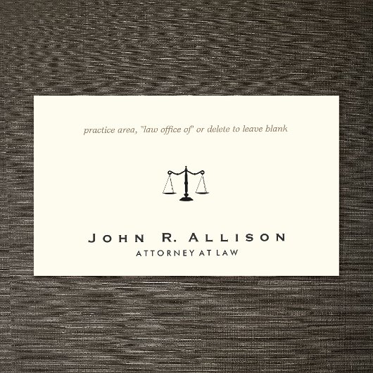 Eenvoudige advocaat, procureur-sofistisch verhaal visitekaartje