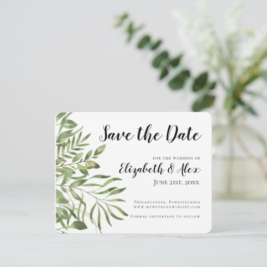 Eenvoudige afbraak, sla de datum op met de huwelij (Staand voorkant)