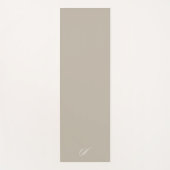 Eenvoudige afdichting grijs neutrale minimalistisc yogamat (Voorkant)