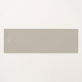 Eenvoudige afdichting grijs neutrale minimalistisc yogamat (Voorkant (horizontaal))