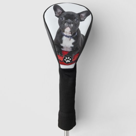 Eenvoudige afdrukfoto van Dog Paw Golfheadcover (Voorkant)