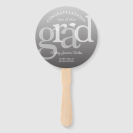 Eenvoudige AFSTUDEERDER Overlay Ombre ELK jaar Afs Handwaaier