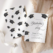 Eenvoudige Afstudeerder Party Invitation, Afstuder Kaart