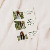 Eenvoudige Afstuderen aankondiging met foto's