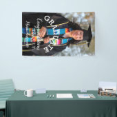 Eenvoudige Afstuderen foto's en gebold Letter bann Spandoek (Beurs)