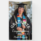 Eenvoudige Afstuderen foto's en gebold Letter bann Spandoek (Verticaal)