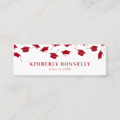 Eenvoudige Afstuderen naam Contactkaartje (Voorkant)