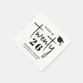 Eenvoudige Afstuderen Servet (Hoek)