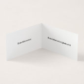 Eenvoudige agenda visitekaartje (Binnen)