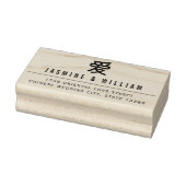 Eenvoudige AI/Liefde Modern Chinees Bruiloft Verlo Rubberstempel (Stempel)