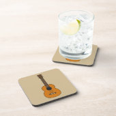 Eenvoudige akoestische gitaarCartoon Bier Onderzetter (Rechterzijde)