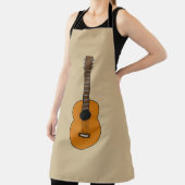 Eenvoudige akoestische gitaarCartoon Schort (Insitu)