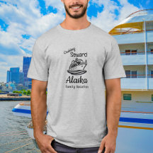 Eenvoudige Alaska familie vakantie T-shirt persona