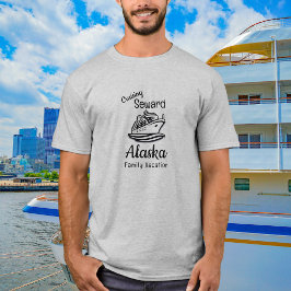 Eenvoudige Alaska familie vakantie T-shirt persona