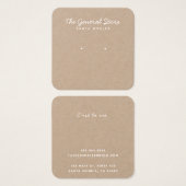 Eenvoudige algemene Kaart voor winkelkraft (Voorkant /achterkant)