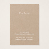 Eenvoudige algemene Kaart voor winkelkraft (Achterkant)