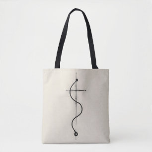 Eenvoudige alledaagse boodschappentas – Herbruikba Tote Bag