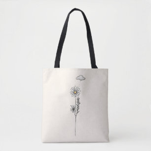 Eenvoudige alledaagse boodschappentas – Herbruikba Tote Bag