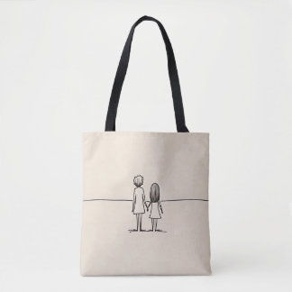 Eenvoudige alledaagse boodschappentas – Herbruikba Tote Bag