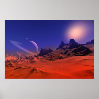 Eenvoudige ambitie - ruimtekunst poster