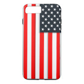 Eenvoudige Amerikaanse vlag Case-Mate iPhone Case (Achterkant)