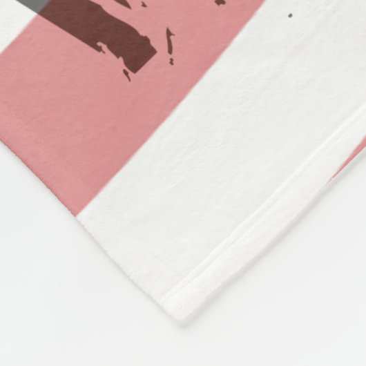 Eenvoudige Amerikaanse vlag en soldaten - Veteraan Fleece Deken (Hoek)