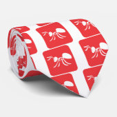 Eenvoudige antum stropdas (Opgerold)