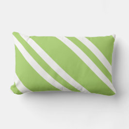 Eenvoudige Apple Green Stripes Kussen