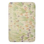 Eenvoudige aquarel Bloemen Badmat (Voorkant Verticaal)