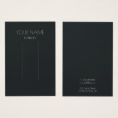 Eenvoudige armbandenkaart visitekaartje (Voorkant /achterkant)