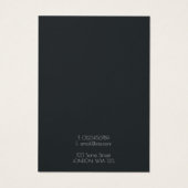 Eenvoudige armbandenkaart visitekaartje (Achterkant)