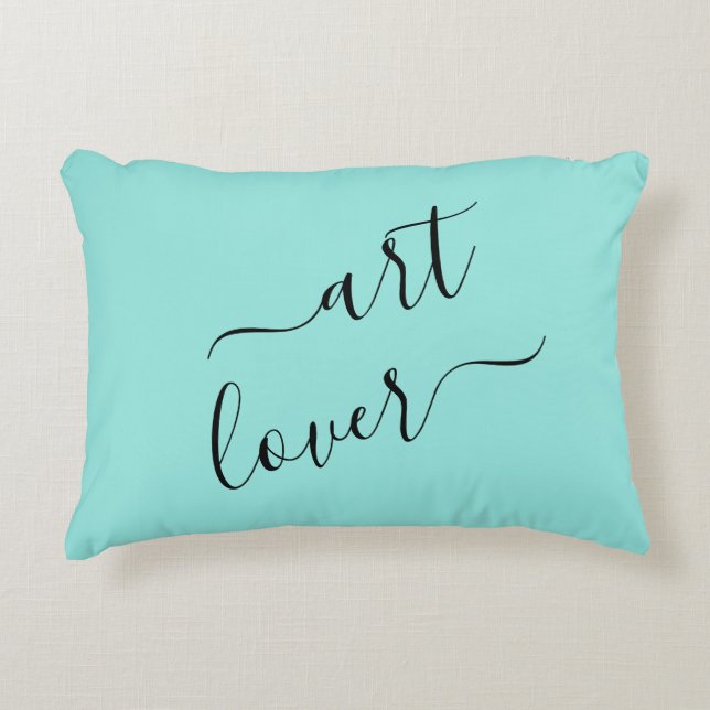 Eenvoudige art Lover minimalistisch design Accesso Accent Kussen (Voorkant)
