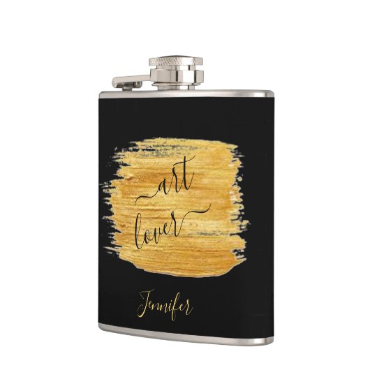 Eenvoudige art Lover-minimalistische ontwerpfles Heupfles (Links)