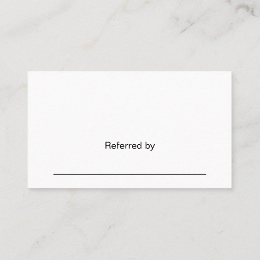 Eenvoudige artsenafsprakenkaart ontwerp afsprakenkaartje (Achterkant)