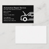 Eenvoudige auto reparatie visitekaartje (Voorkant / Achterkant)
