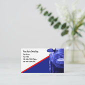 Eenvoudige auto-Visitekaartjes Visitekaartje (Staand voorkant)