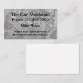 Eenvoudige automatische auto-mechanisme visitekaartje (Voorkant / Achterkant)