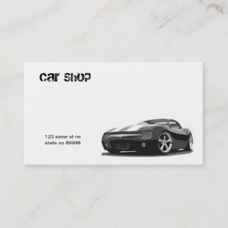 Eenvoudige automatische kaart visitekaartje