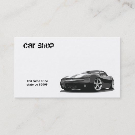 Eenvoudige automatische kaart visitekaartje (Voorkant)