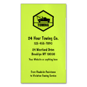 Eenvoudige automobiel het slepen magnetische Visit Magnetisch Visitekaartje (Voorkant Verticaal)