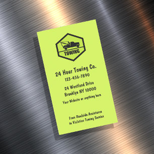 Eenvoudige automobiel het slepen magnetische Visit Magnetisch Visitekaartje