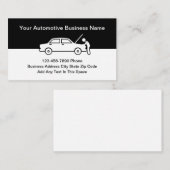 Eenvoudige Automotive Service Visitekaartjes (Voorkant / Achterkant)