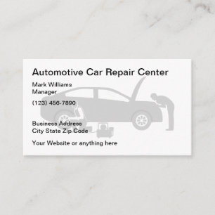 Eenvoudige Autoreparatiedienst Visitekaartje
