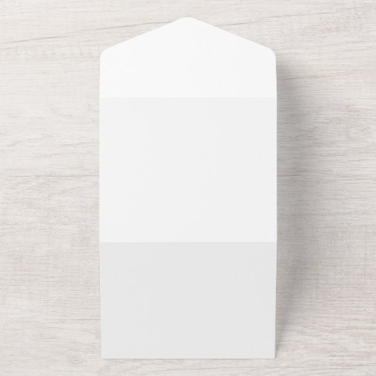 Eenvoudige autoriteit® all in one uitnodiging (Buitenkant)